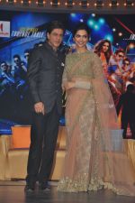 Deepika Padukone, Shahrukh Khan at the Audio release of Happy New Year on 15th Sept 2014